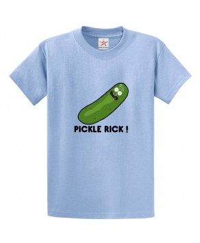 Pickle Rick Classic Unisex Kids and Adults T-Shirt For Animated Movie Fans